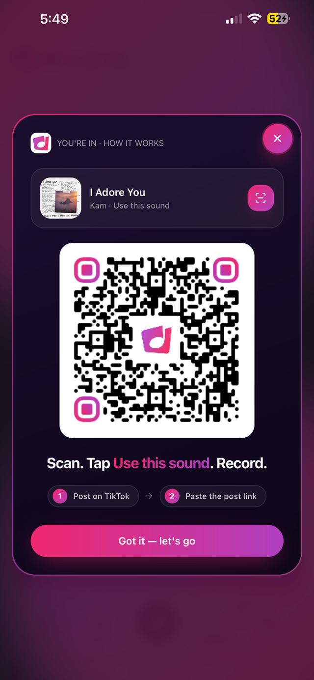MuziQ platform screenshot